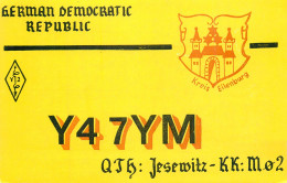 German Democratic Republic Radio Amateur QSL Card Y03CD Y47YM 1983 - Radio Amatoriale