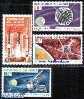 Niger 1966 Satellites 4v, Mint NH, Transport - Space Exploration - Niger (1960-...)