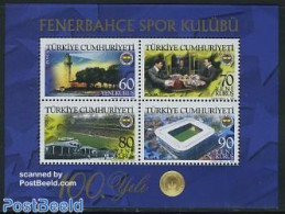 Türkiye 2007 100 Years Fenerbahce S/s, Mint NH, Sport - Various - Football - Lighthouses & Safety At Sea - Autres & Non Classés