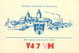 German Democratic Republic Radio Amateur QSL Card Y03CD Y47VM 1983 - Radio Amatoriale