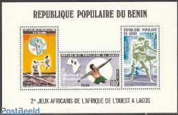 Benin 1977 West African Games S/s, Mint NH, Sport - Athletics - Judo - Sport (other And Mixed) - Neufs