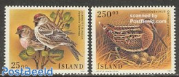 Iceland 1995 Birds 2v, Mint NH, History - Nature - Europa Hang-on Issues - Birds - Neufs