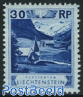 Liechtenstein 1930 30Rp, Perf. 10.5, Stamp Out Of Set, Mint NH, Religion - Churches, Temples, Mosques, Synagogues - Nuevos