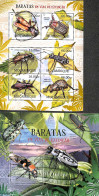 Mozambique 2012 Almost Extinct Insects 2 S/s, Mint NH, Nature - Insects - Mozambique