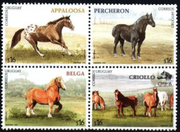 2006 Uruguay Horse Breeds Fauna Animals Countryside #2163 ** MNH - Uruguay