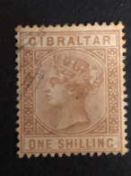 GIBRALTAR SG 14 1s Bistre See Scan. CV £200 - Gibraltar