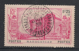 MADAGASCAR - 1939 - N°YT. 212 - Révolution Française 1f25 + 1f Rose - Oblitéré / Used - Oblitérés