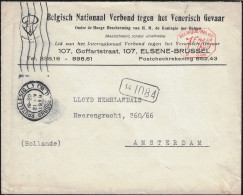 Belgique 1929. Enveloppe De L'association Nationale Belge Contre Le Danger Vénérien - Medicine