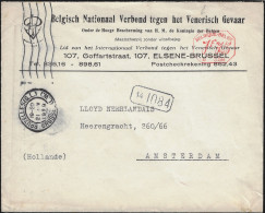 Belgique 1929. Enveloppe De L'association Nationale Belge Contre Le Danger Vénérien - Medicina