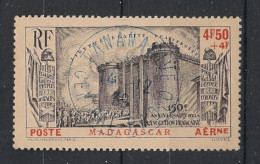 MADAGASCAR - 1939 - Poste Aérienne PA N°YT. 15 - Révolution Française 4f50 + 4f Noir - Oblitéré / Used - Poste Aérienne