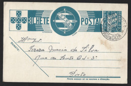 Inteiro Postal 25c 'Tudo Pela Nação'. Obliteração 'S.Tiago De Cacém' 1941. Obliteration 'S.Tiago De Cacém'. Astrology. - Postal Stationery