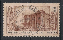 MARTINIQUE - 1939 - N°YT. 171 - Révolution Française 70c + 30c Brun - Oblitéré / Used - Usati