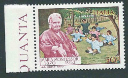 Italia, Italy, Italie, Italien 1970; Maria Montessori, Educatrice, Pedagogista, Medico, Neuropsichiatra Infantile. - Femmes Célèbres