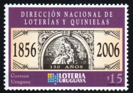 2006 Uruguay Uruguayan Lottery 150th Anniversary #2182 ** MNH - Uruguay
