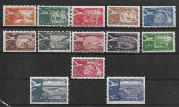 YUGOSLAVIA, 1926-1927 Airmail  Complet Set MH - Airmail