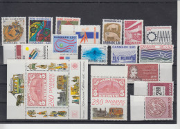 Denmark 1987 - Full Year MNH ** Including Exhibition Block - Années Complètes