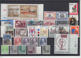 Denmark 1988 - Full Year MNH ** - Ganze Jahrgänge