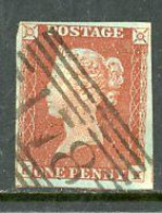 Great Britain USED 1841 Penny Red - Usati