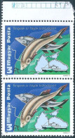 C5886 Hungary Nature Protection Fish Boat Map Pair MNH RARE - Umweltschutz Und Klima