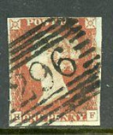 Great Britain USED 1841 Penny Red - Used Stamps