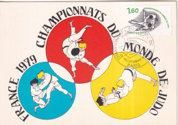 CHAMPIONNATS DU MONDE  DE JUDO  FRANCE 1979 Avec Le Tmbre - Artes Marciales