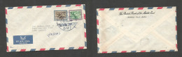 SAUDI ARABIA. C. 1964. Out - Bombay, India. Air Multifkd Env At 12p Rate, Blue Cds. VF. - Arabia Saudita