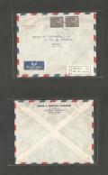 SAUDI ARABIA. 1971 (28 Jan) Alkhobar - Sweden, Stockholm. Registered Air Fkd Envelope. Violet Depart Town Bilingual Cach - Arabie Saoudite