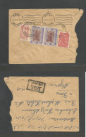 SAUDI ARABIA. 1953 (3 May) Mecque - Algeria, Constantine (12 May) Rverse Air Multifkd Envelope. Better Destination Usage - Arabie Saoudite