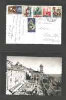 SAN MARINO. 1958 (31 July) GPO - Switzerland, Lehren. Air Multifkd Ppc. VF. - Autres & Non Classés