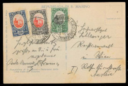 SAN MARINO. 1937. SM - Austria. Multifkd View PPC. F-VF. - Autres & Non Classés