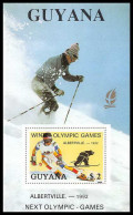 Guyane Guyana 325 N° 2050 FA Non émis Jeux Olympiques (olympic Games) Albertville ** MNH - Hiver 1988: Calgary