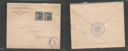 SALVADOR, EL. Salvador Cover - 1930 Oficial Mail Fkd Env. GPO To London, UK , Ovpted Issue, Fine - El Salvador