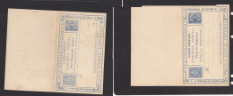 SALVADOR, EL. Salvador - Cover -  C.1880 Aerly Doble Rare Stationary Card Mint, Fine. Easy Deal. - El Salvador