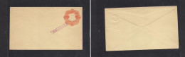 SALVADOR, EL. Salvador - Cover - 1892 20c Orange Mint Stat Env SPECIMEN Type, "cancelled" Cachet. VF. Easy Deal. - El Salvador