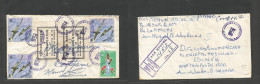 SALVADOR, EL. 1971 (13 Sept) San Miguel - San Salvador, Escalon. Registered Insured Reverse Multifkd Envelope With Rever - El Salvador