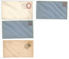 SALVADOR, EL. 1893 / 1910. 4 Diff Pre - Cancelled Uncirculated Stationary Envelopes. Scarce Group. - El Salvador