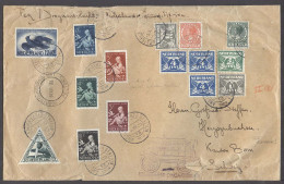 SOUTH AFRICA. 1938 (11 Dec). Pretoria - Netherlands / S Africa Comm Trip Mixed Fkd Env To Switzerland. Front Reverse S A - Altri & Non Classificati