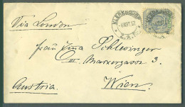 SOUTH AFRICA. 1897 (6 March). ZAR. Klerksdorf - Austria (29 March). Fkd Env 2 1/2d Cds. Via London. Fine. - Altri & Non Classificati