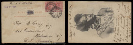 SOUTH AFRICA. 1903 (29 Sept). Middleburg - Cape - USA. Zulu Fkd View On Natal Card Crossed Out. Interesting. - Altri & Non Classificati