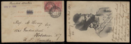 SOUTH AFRICA. 1903 (29 Sept). Middleburg - Cape - USA. Zulu Fkd View On Natal Card Crossed Out. Interesting. - Sonstige & Ohne Zuordnung