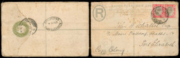 SOUTH AFRICA. 1903. Transvaal - Johannesburg - Port Elizabeth. Reg Ovptd ERI Stat Env + 2 Adtl. - Sonstige & Ohne Zuordnung