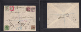 SOUTH AFRICA. 1902 (24 March) ZAR, CGH, Transvaal. All Issues Accepted Period Usage Pretoria - Germany, Leipzig (15 June - Sonstige & Ohne Zuordnung