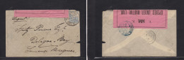 SOUTH AFRICA. 1900 (2 Febr) CGH, Capetown - Lourenzo Marques, Delagoa Bay. Fkd Env + Censored + Mns "URGENT". Reverse Po - Other & Unclassified