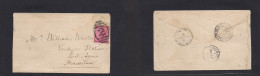 SOUTH AFRICA. 1899 (15 Nov) Durban - Mauritius, Port Louis (Nov 24) Single 1d Fkd Env. Better Destination Mail, Reverse  - Other & Unclassified