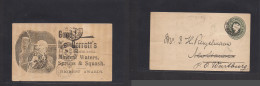 SOUTH AFRICA. 1902 (6 Nov) NATAL, Pietzburg - New Hanger. "Revees" Drink Illustrated Env, With Proper Franking. VF. 1 1/ - Other & Unclassified