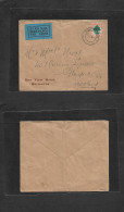 SOUTH AFRICA. 1935 (21 Jan) Hermanus - Scotland, Glasgow. Air Single 6d Fkd Env. Town Origin Fine AN201 - Other & Unclassified