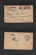 SOUTH AFRICA. 1920 (7 Sept) Joburg - Finland, Helsingfors (6 Oct) Registered Multifkd Envelope. - Other & Unclassified