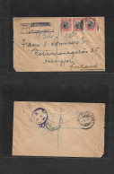 SOUTH AFRICA. 1920 (7 Sept) Joburg - Finland, Helsingfors (6 Oct) Registered Multifkd Envelope. - Altri & Non Classificati