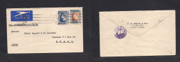 SOUTH AFRICA. 1937 (22 July) Cape Town - JAPAN, Osaka. Air Multifkd Envelope, Via Athens - Berlin - Chita (Imperial Airw - Other & Unclassified