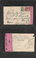 SOUTH AFRICA. 1899 (7 Apr) ZAR, Klerkbok - Simonstown Via Durban (3 May) An Exceptional Fkd Censored Env To POW On Board - Sonstige & Ohne Zuordnung